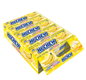 HI-CHEW STICK CHEWY FRUIT CANDY - BANANA - 1.76 oz - Sweets and Geeks