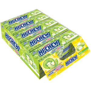 HI-CHEW STICK CHEWY FRUIT CANDY - KIWI - 1.76 oz - Sweets and Geeks