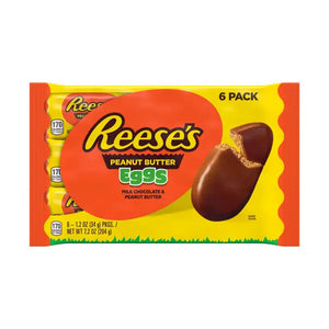 Reese's Peanut Butter Eggs 6 Count Tray 7.2oz - Sweets and Geeks