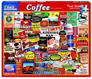 Coffee 1000 Piece Jigsaw Puzzle - Sweets and Geeks