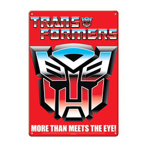Transformers Autobot Metal Sign - Sweets and Geeks