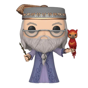 Funko Pop Movies: Harry Potter - Albus Dumbledore with Fawkes #109 - Sweets and Geeks