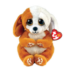 Ty Beanie Belly - Ruggles - Brown and White Dog 8" - Sweets and Geeks
