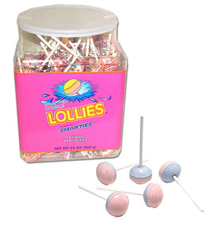 Smarties Lollies Original (In Tub) - Sweets and Geeks