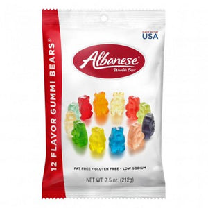 12 Flavor Gummi Bears® 7.5oz Peg Bags - Sweets and Geeks