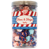 Stars & Stripes Taffy Gift Canister - Sweets and Geeks