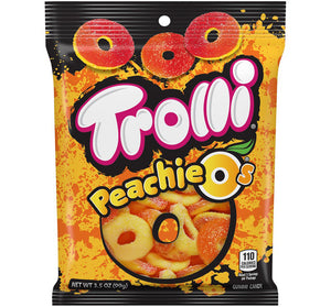 TROLLI PEACHIES PEG BAG - Sweets and Geeks