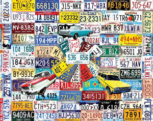 State Plates (1259pz) - 500 Piece Jigsaw Puzzle - Sweets and Geeks