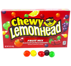 LEMONHEAD CHEWY FRUIT MIX THEATER BOX - Sweets and Geeks