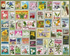 State Flower Stamps (1331pz) - 1000 Piece Jigsaw Puzzle - Sweets and Geeks