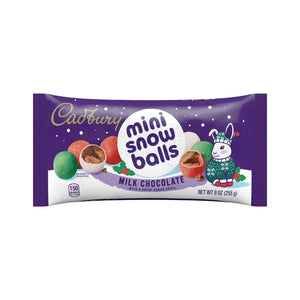 Cadbury Mini Snowballs Milk Chocolate W/ Crispy Shell - Sweets and Geeks
