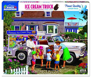 Ice Cream Truck 1000 Piece Jigsaw Puzzle - Sweets and Geeks