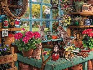 Curious Kittens - 1000 Piece Jigsaw Puzzle - Sweets and Geeks
