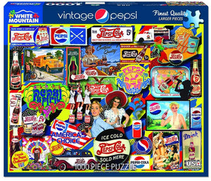 Vintage Pepsi 1000 Piece Jigsaw Puzzle - Sweets and Geeks