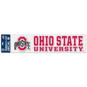 Ohio State Buckeyes 4 Inch X 17 Inch Die Cut Decal - Sweets and Geeks