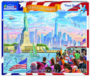 Statue of Liberty 1000 Piece Jigsaw Puzzle - Sweets and Geeks