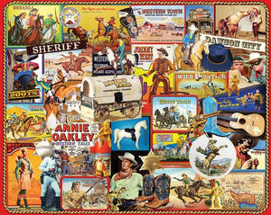 Cowboys (1504PZ) - 1000 Piece Jigsaw Puzzle - Sweets and Geeks