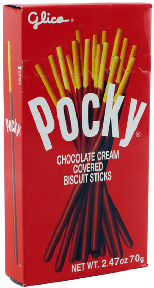 Glico Pocky: Chocolate 2.47 OZ - Sweets and Geeks