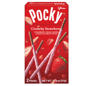 Glico Pocky: Crunchy Strawberry 1.79 OZ - Sweets and Geeks