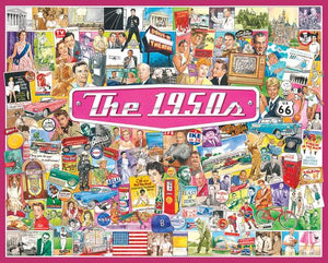 The 1950's - 1000 Piece Jigsaw Puzzle - Sweets and Geeks