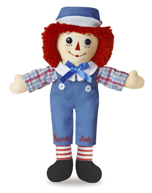 Raggedy Andy Classic 12" Plush - Sweets and Geeks
