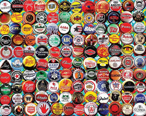 Beer Caps - 1000 Piece Jigsaw Puzzle - Sweets and Geeks