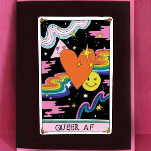 Queer Tarot Greeting Card - Sweets and Geeks