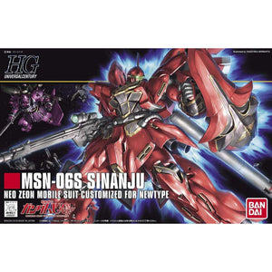 Mobile Suit Gundam Unicorn HGUC MSN-06S Sinanju 1/144 Scale Model Kit - Sweets and Geeks