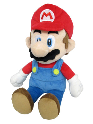 Little Buddy Super Mario All Star Collection Medium Mario Plush, 14" - Sweets and Geeks