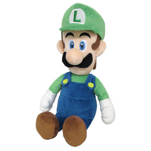 Little Buddy Super Mario All Star Collection (Medium) Luigi Plush, 15" - Sweets and Geeks