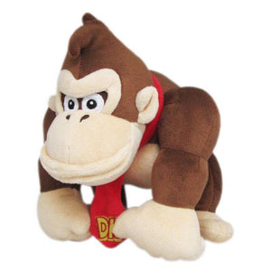 Little Buddy Super Mario All Star Collection Donkey Kong Plush, 8" - Sweets and Geeks
