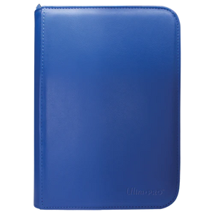 Vivid 4-Pocket Zippered PRO-Binder - Blue - Sweets and Geeks