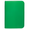 Vivid 4-Pocket Zippered PRO-Binder - Green - Sweets and Geeks