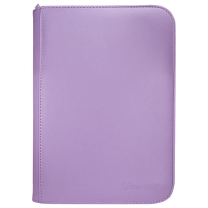Vivid 4-Pocket Zippered PRO-Binder - Purple - Sweets and Geeks