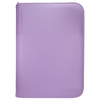 Vivid 4-Pocket Zippered PRO-Binder - Purple - Sweets and Geeks