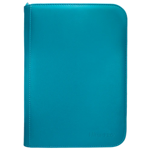 Vivid 4-Pocket Zippered PRO-Binder - Teal - Sweets and Geeks
