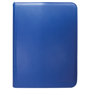 Vivid 9-Pocket Zippered PRO-Binder - Blue - Sweets and Geeks