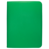 Vivid 9-Pocket Zippered PRO-Binder - Green - Sweets and Geeks