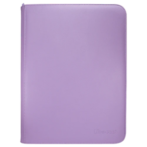 Vivid 9-Pocket Zippered PRO-Binder - Purple - Sweets and Geeks