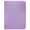 Vivid 9-Pocket Zippered PRO-Binder - Purple - Sweets and Geeks