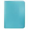 Vivid 9-Pocket Zippered PRO-Binder - Light Blue - Sweets and Geeks