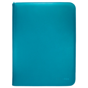 Vivid 9-Pocket Zippered PRO-Binder - Teal - Sweets and Geeks