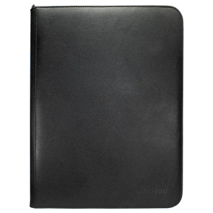 Vivid 9-Pocket Zippered PRO-Binder - Black - Sweets and Geeks