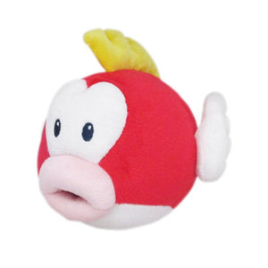 Little Buddy Super Mario All Star Collection Cheep Cheep Plush, 5" - Sweets and Geeks