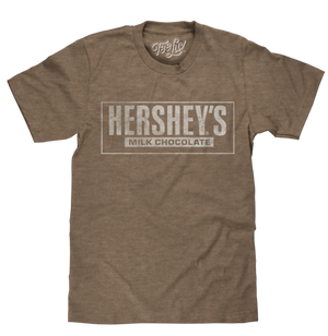 HERSHEY'S MILK CHOCOLATE T-SHIRT - BROWN - Sweets and Geeks