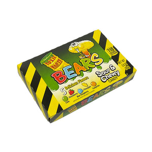 Toxic Waste Sour & Chewy Gummy Bears Theater Box 3oz - Sweets and Geeks