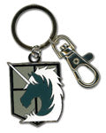 Attack On Titan Military Police Emblem Keychain - Sweets and Geeks