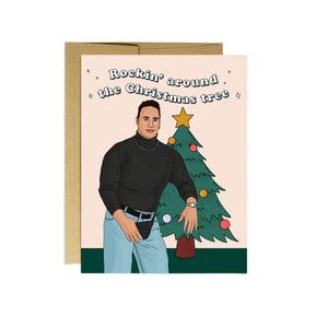 Rockin' around the Christmas tree Card - Sweets and Geeks