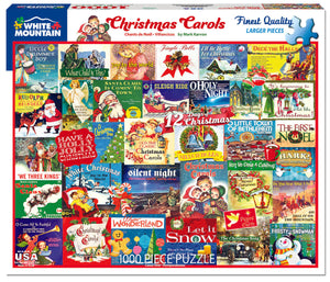 Christmas Carols (1721pz) - 1000 Piece Jigsaw Puzzle - Sweets and Geeks