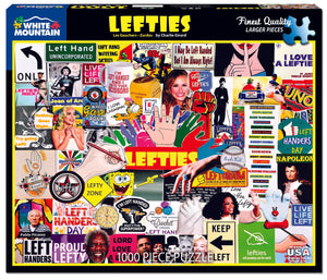 Lefties (1737pz) - 1000 Piece Jigsaw Puzzle - Sweets and Geeks